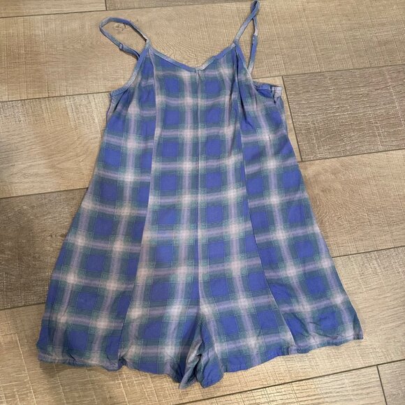ART CLASS GIRLS BLUE ROMPER LARGE 10/12 - Picture 1 of 7